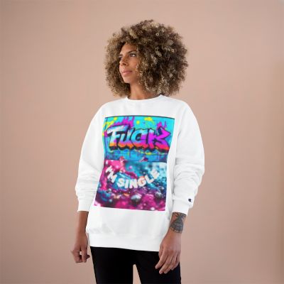 BRANDY'S **COCOA BUNNY WINTER LINE** F*CK I'M SINGLE ! SWEATSHIRT (UNISEX)
