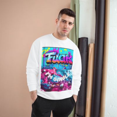 BRANDY'S **COCOA BUNNY WINTER LINE** F*CK I'M SINGLE ! SWEATSHIRT (UNISEX)