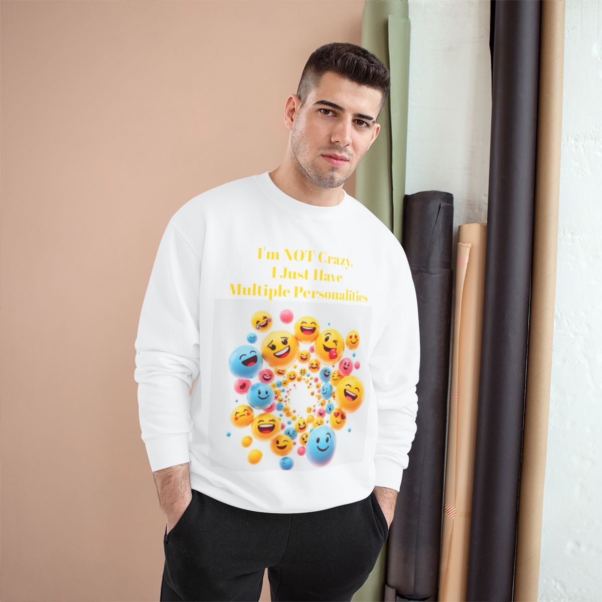 BRANDY'S **COCOA BUNNY WINTER LINE** CUSTOM "I'M NOT CRAZY" SWEATSHIRT