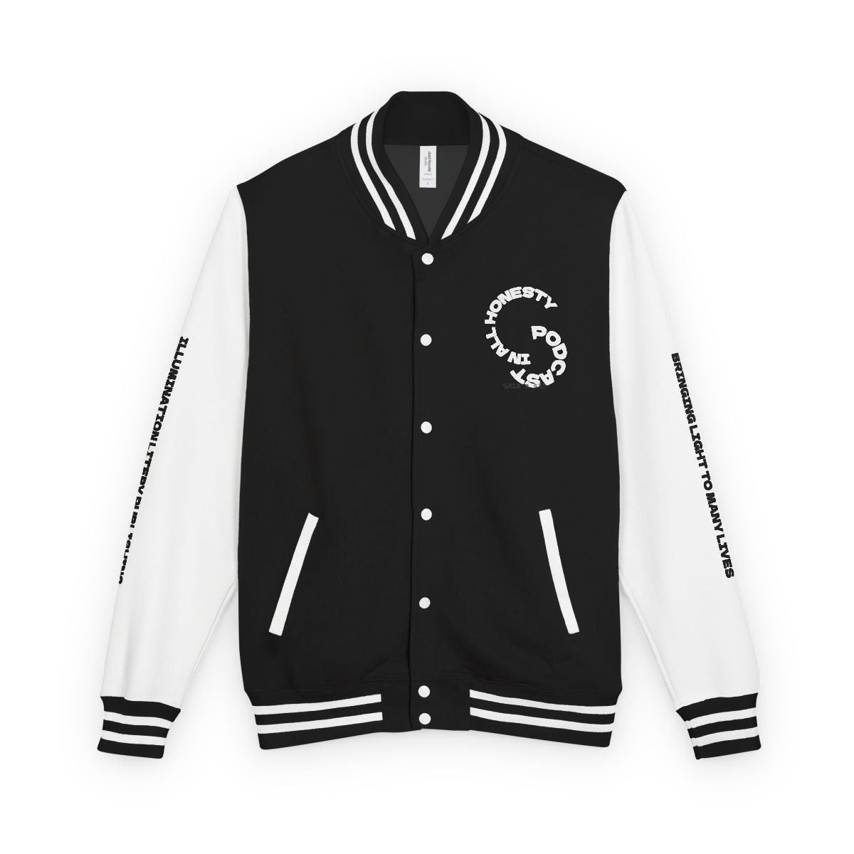 ***IN ALL HONESTY ** LETTERMAN JACKET (UNISEX)