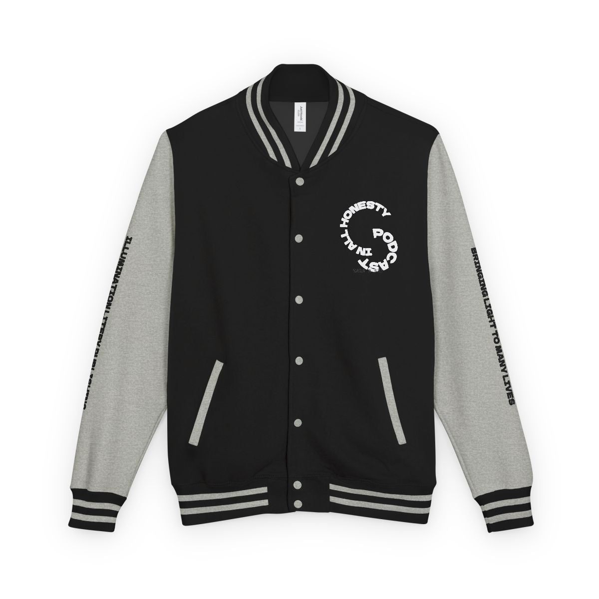 ***IN ALL HONESTY ** LETTERMAN JACKET (UNISEX)