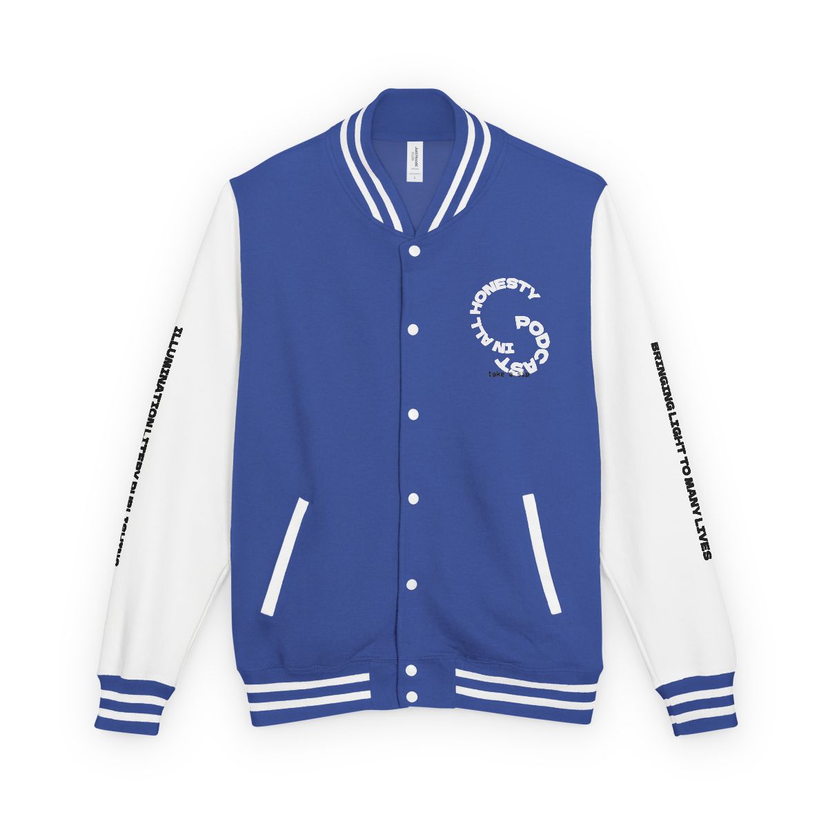 ***IN ALL HONESTY ** LETTERMAN JACKET (UNISEX)