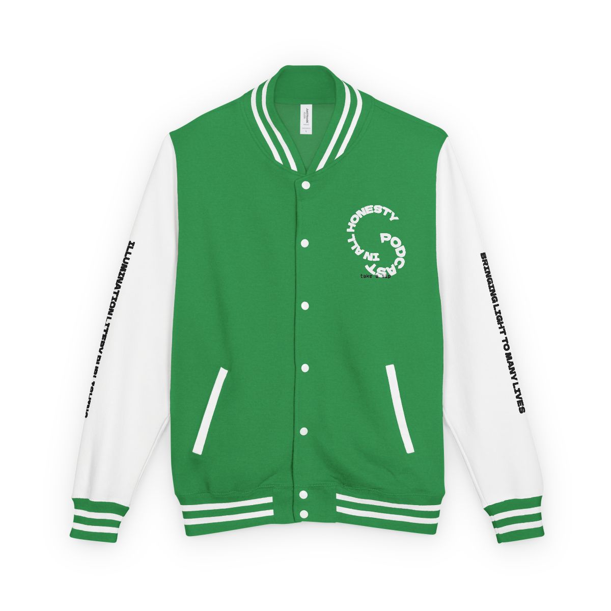 ***IN ALL HONESTY ** LETTERMAN JACKET (UNISEX)