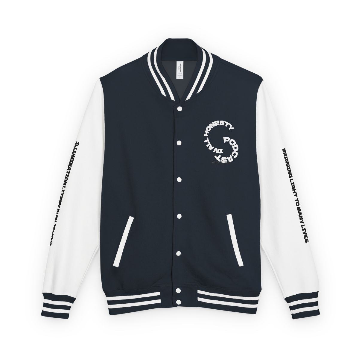***IN ALL HONESTY ** LETTERMAN JACKET (UNISEX)