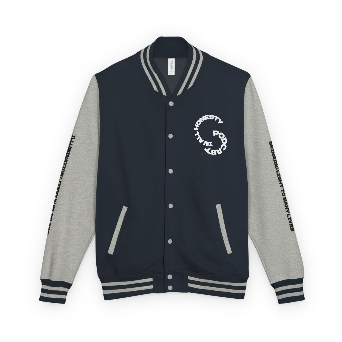 ***IN ALL HONESTY ** LETTERMAN JACKET (UNISEX)