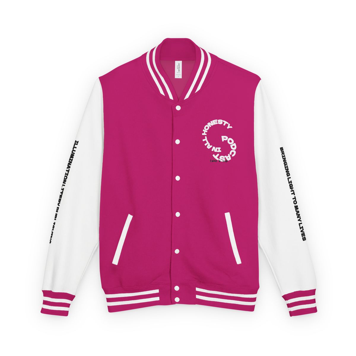 ***IN ALL HONESTY ** LETTERMAN JACKET (UNISEX)