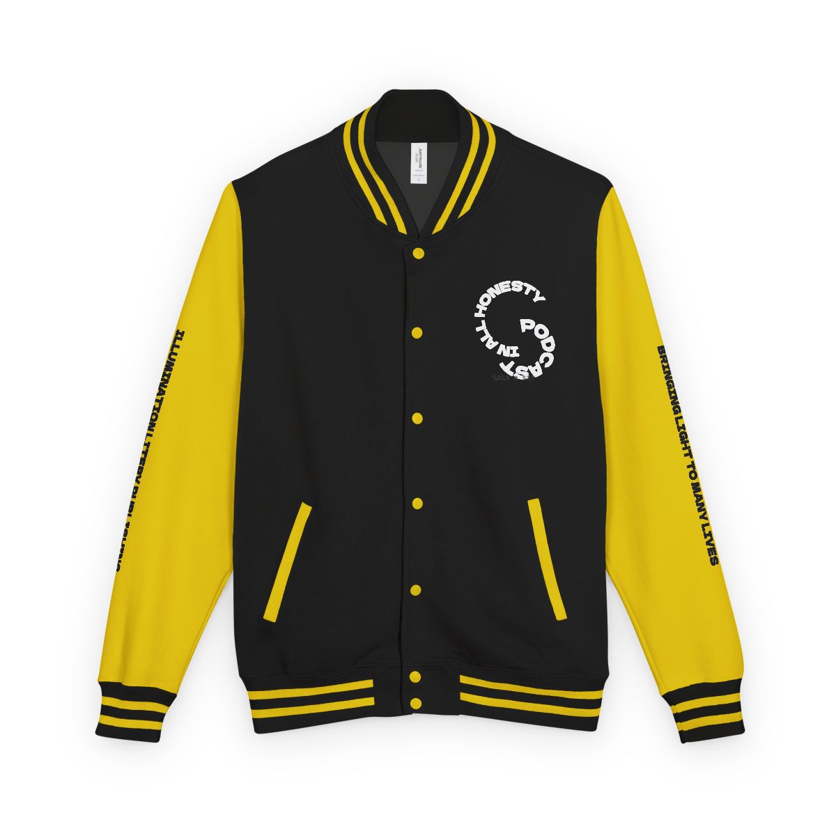 ***IN ALL HONESTY ** LETTERMAN JACKET (UNISEX)