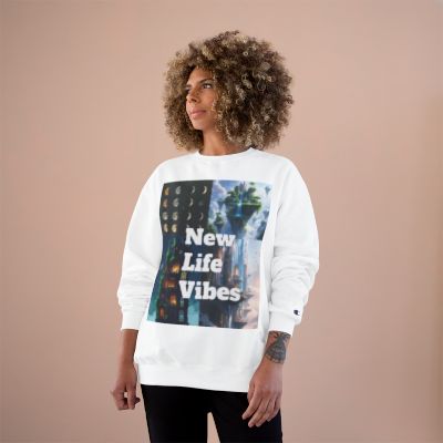 BRANDY'S **COCOA BUNNY WINTER LINE** "NEW LIFE VIBES" SWEATSHIRT (UNISEX)